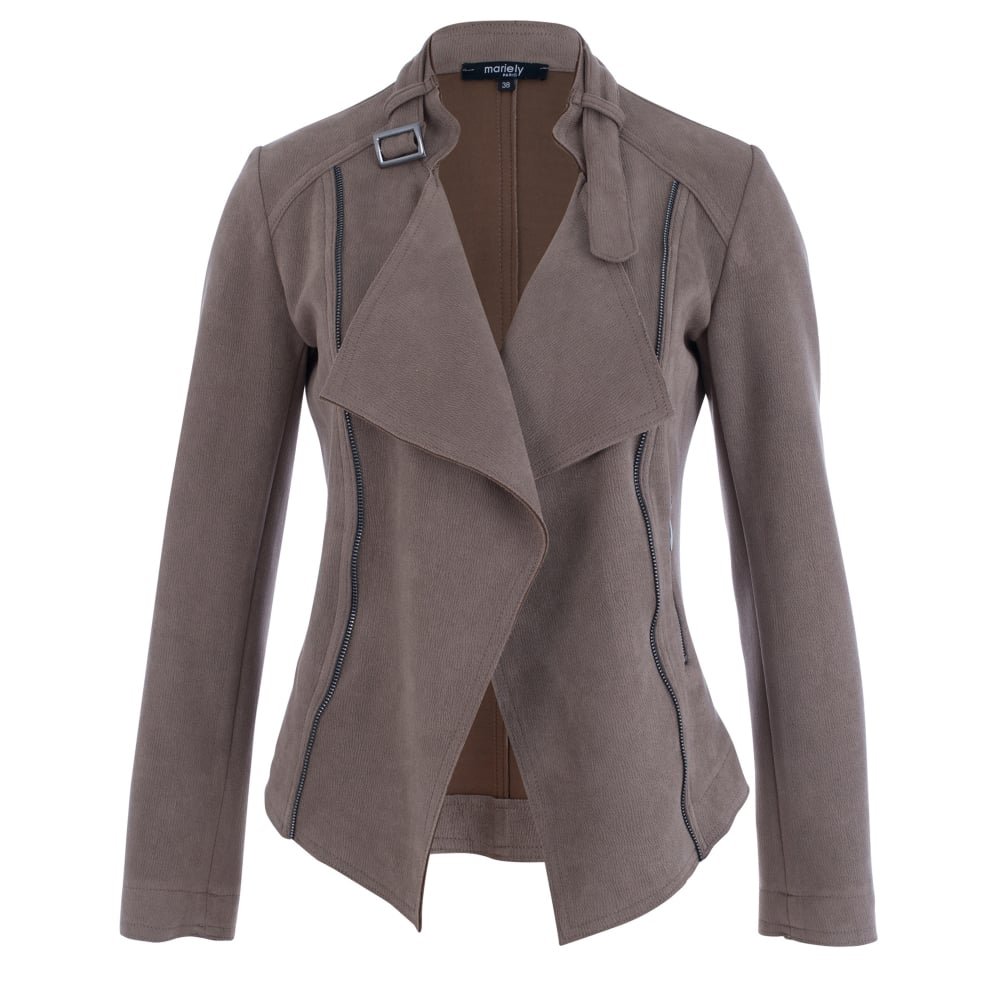 Mariely Paris Faux Suede Jacket